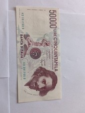 Banconota £ 50000 Lire