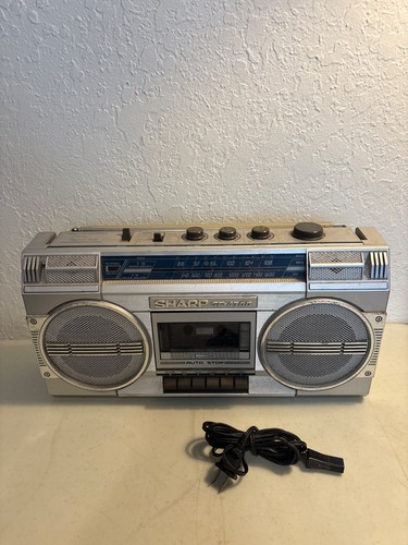 Radio boombox vintage sharp - boombox,