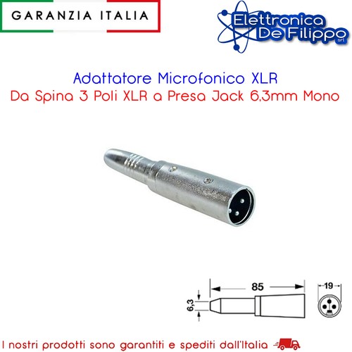 Adattatore microfonico xlr - microfonico,