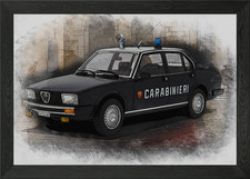 ALFA ROMEO CARABINIERI poster