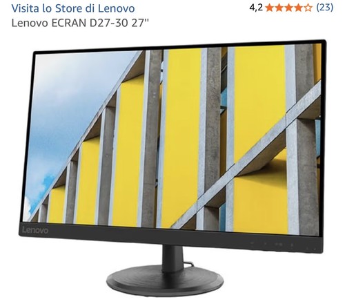 Lenovo d27 lcd fhd - 27",