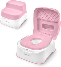 , Sistema 3-In-1 Prepare to Potty, Con Tapa E Taburete, Facile Da Installare, pe