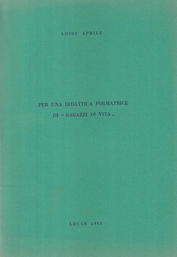 Per una didattica formatrice