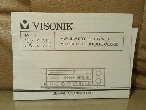 Visonik 3605 manuale - visonik,