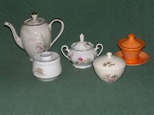 PORCELLANA - 4 ZUCCHERIERE E UNA CAFFETTIERA - BAVARIA - LAVENO - VINTAGE