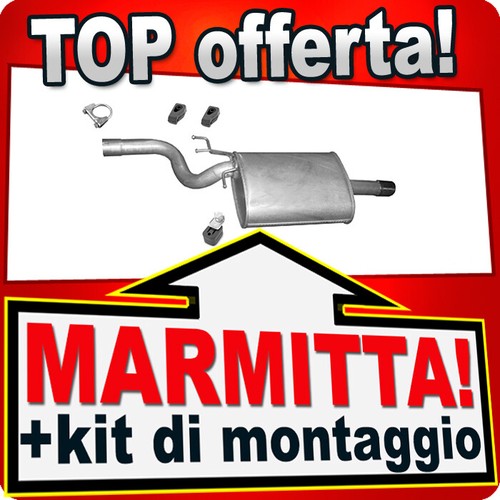 Silenziatore posteriore per - silenziatore,