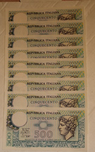 500 lire carta - di,