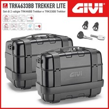 COPPIA VALIGIE LATERALI [GIVI] TRK46BB/TRK33BB TREKKER LITE 46/33 LITRI MONOKEY