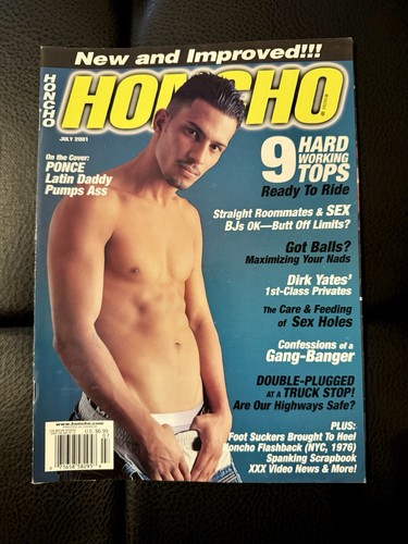 July 2001 honcho magazine gay - july,