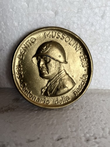 Medaglia commemorativa benito - medaglia,