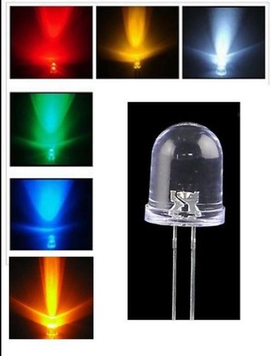 Led 10mm resistenze - 12v, alta