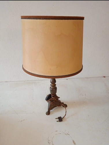 Vecchia lampada tavolo - lampada, con