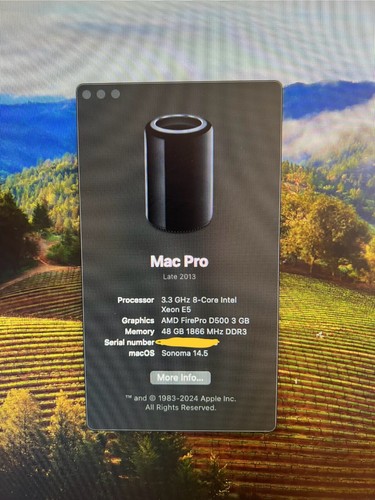 Macpro late xeon - late, e5