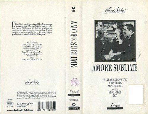 Amore sublime 1937 - amore, king