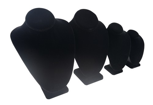Porta collana velluto - collana, nero