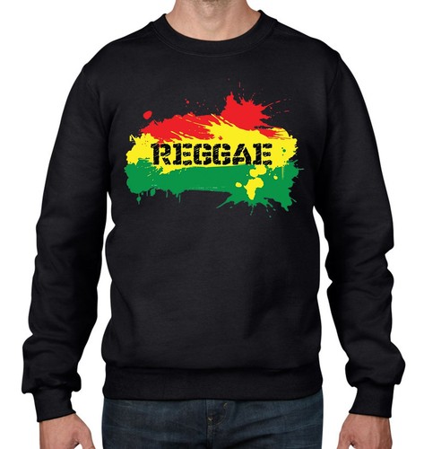 Reggae splash rasta uomo felpa - uomo,