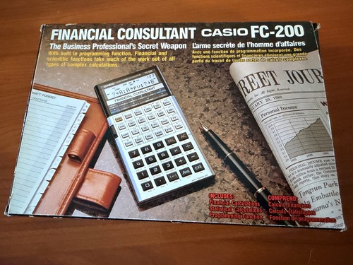 Casio 200 financial - casio,