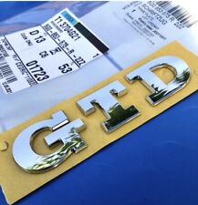 LOGO GTD VW GOLF 6 VI MK6 ARRIÈRE COFFRE BADGE EMBLÈME ORIGINAL 5G0853675R