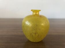 GIUBELLI MURANO Maestro Vetraio Bottiglietta Di Vetro Artistico Soffiato