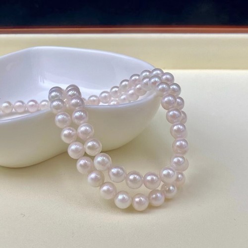Collana perle akoya bianche - collana, di
