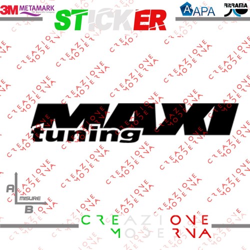 Adesivo sticker logo maxi - adesivo,