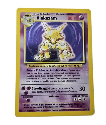 Pokemon alakazam set base - alakazam,