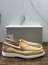 Santoni Mocassino Summer Walk Pelle  Light Brown Luxury Santoni Scarpe Uomo 46