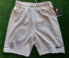 PANTALONCINO JUVENTUS UFFICIALE AUTOGRAFATO ALEX SANDRO CALCIO SIGNED AUTOGRAPH 