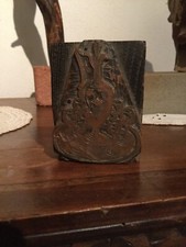 Matrice Clichè In Rame Periodo Liberty