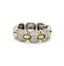 18k White Gold and 18k Yellow