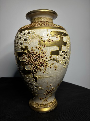 Antico vaso giapponese satsuma - giapponese,