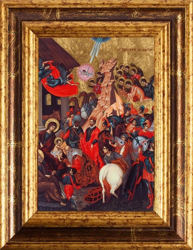 Icona adorazione dei magi - re,