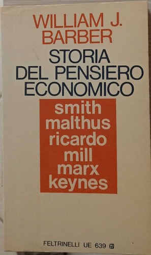 Storia del pensiero - , economico.