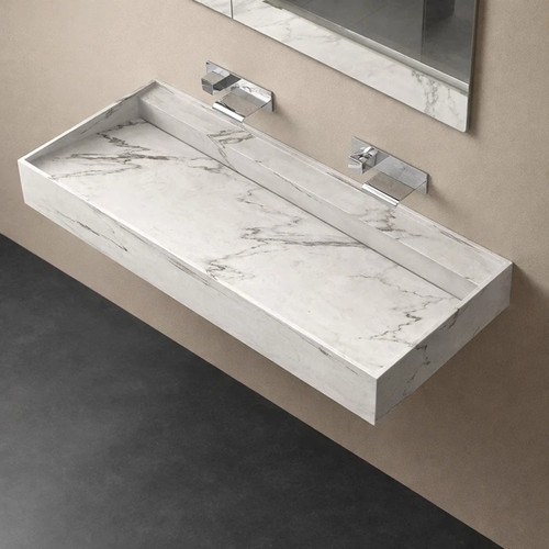 Lavabo consolle sospeso - lavabo,