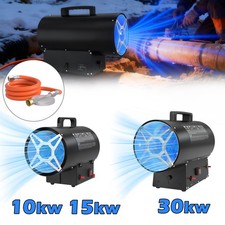 Riscaldatore a gas 10 kW 15 kW 30 kW ventilatore a gas riscaldamento cannone riscaldante riscaldatore da costruzione termoventilatore