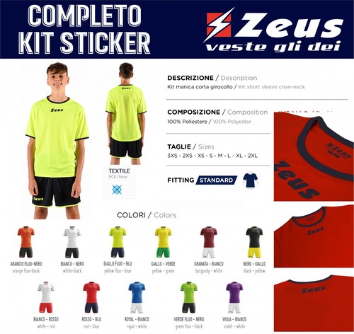 Completo calcio calcetto - completo,