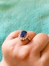 5.50Ct Lab Created Sapphire &
