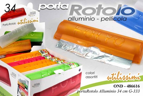 Porta rotolo alluminio - porta,