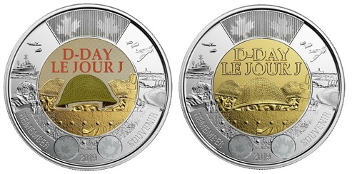 Canada 2019 day unc - d-day,