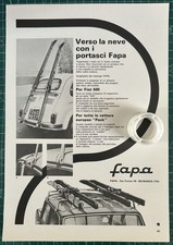 Rara pubblicità portasci fapa - pubblicità,