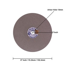 Disco a giro piatto da 6"