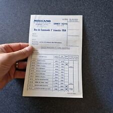 DINKY bon de commande  de