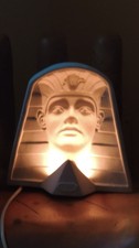 Lampada Vintage In Pietra Faccia Egizia Faraone 3d  Pharaoh's Ceramic Lamp