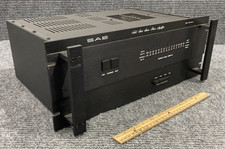 Amplificatore stereo a stato solido SAE 2400L con cavo e manuale (così com'è)