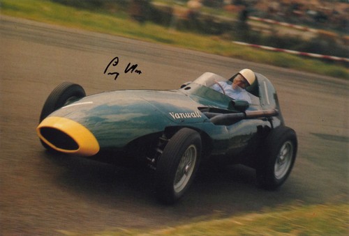 Firmato stirling moss - stirling, vanwall