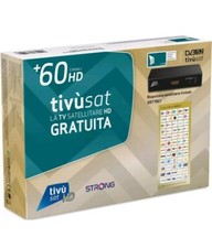  Decoder HD Satellitare  con Scheda  Inclusa Con Telecomando Nuovo