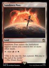 MTG SUNDOWN PASS 310 FOIL EXC -  - WHO - MAGIC