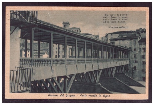 Cartolina bassano del grappa - bassano,
