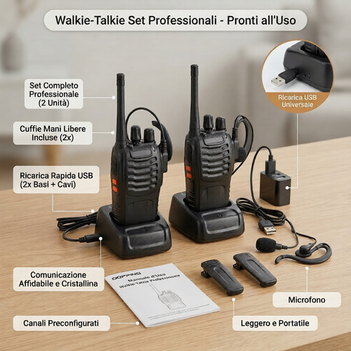 Coppia walkie talkie baofeng - walkie,