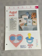 Schema punto croce Bambini Auguri speciali biglietti auguri